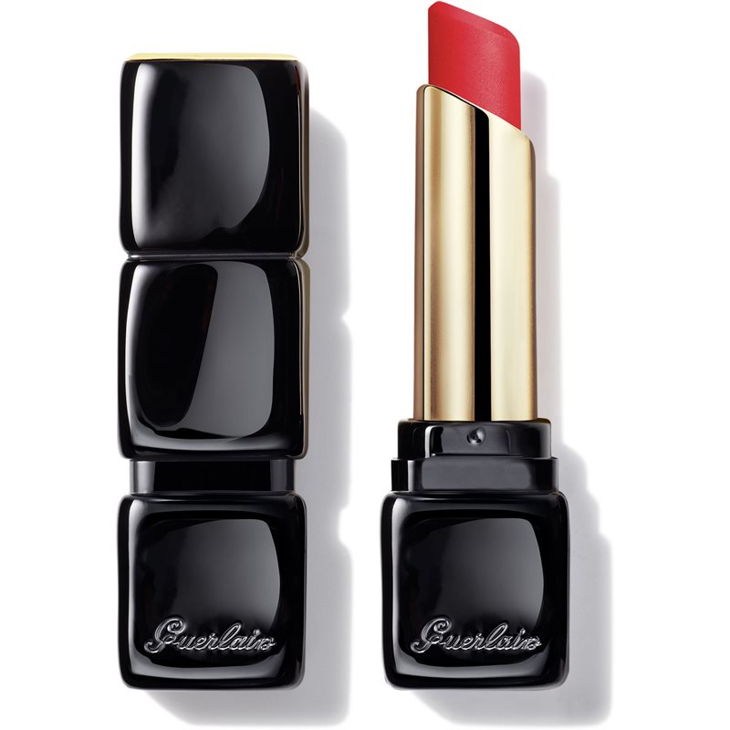 GUERLAIN KissKiss Tender Matte ultra matt long-lasting lipstick shade 885 Gentle Coral 3.5 g
