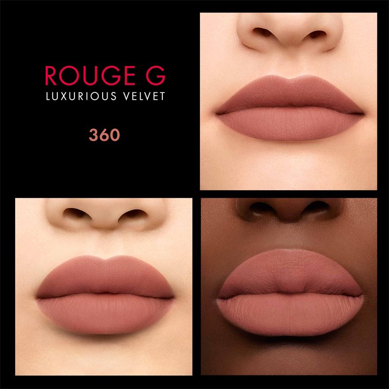 GUERLAIN Rouge G De Guerlain Luxury Lipstick Shade 360 Milky Beige Velvet 3,5 G