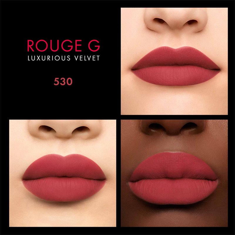 GUERLAIN Rouge G De Guerlain розкішна помада відтінок 530 Blush Beige Velvet 3,5 гр