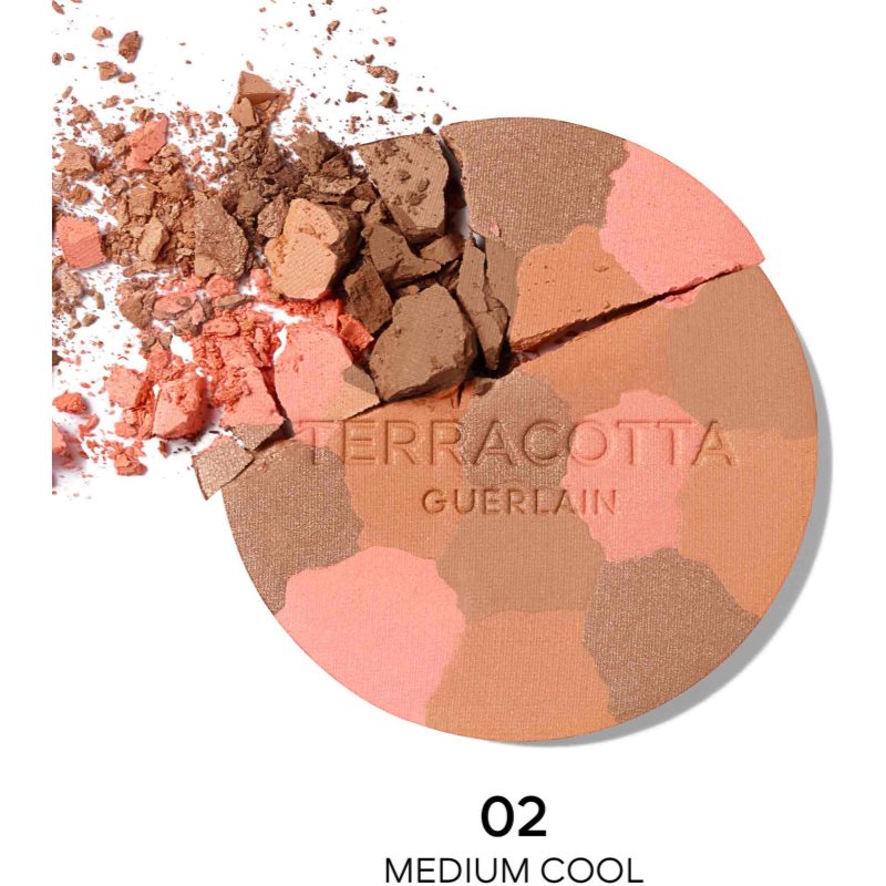 GUERLAIN Terracotta Light бронзер-хайлайтер відтінок 02 Medium Cool 10 гр