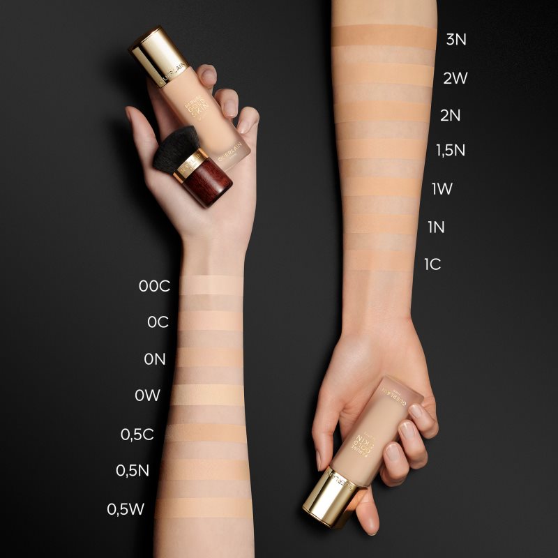 GUERLAIN Parure Gold Skin Matte Foundation стійкий матуючий тональний крем SPF 15 відтінок 0,5W 35 мл