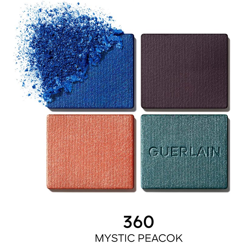 GUERLAIN Ombres G Eyeshadow Palette Shade 360 Mystic Peacock 6 G
