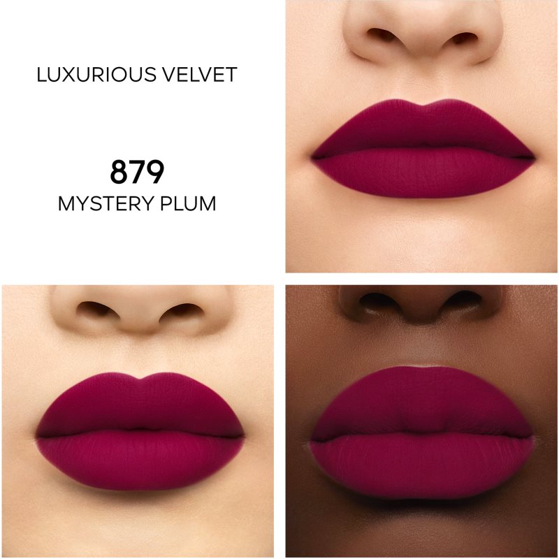 GUERLAIN Rouge G De Guerlain Luxury Lipstick Shade 879 Mystery Plum Velvet 3,5 G