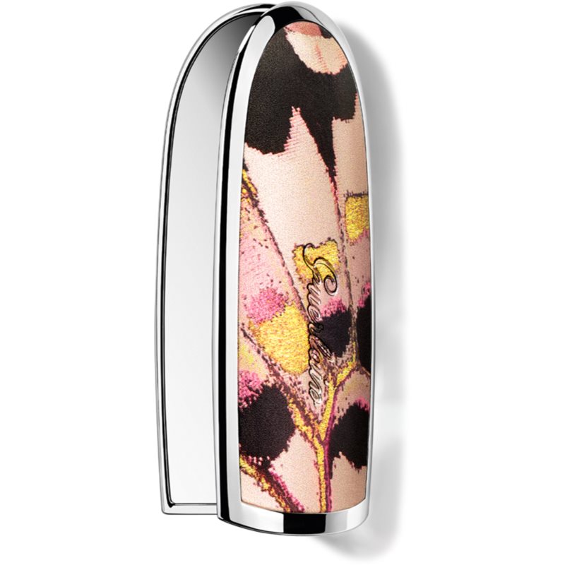 GUERLAIN Rouge G de Guerlain Luxurious Velvet Metal Double Mirror Case pouzdro na rtěnku se zrcátkem odstín Nymph Rose
