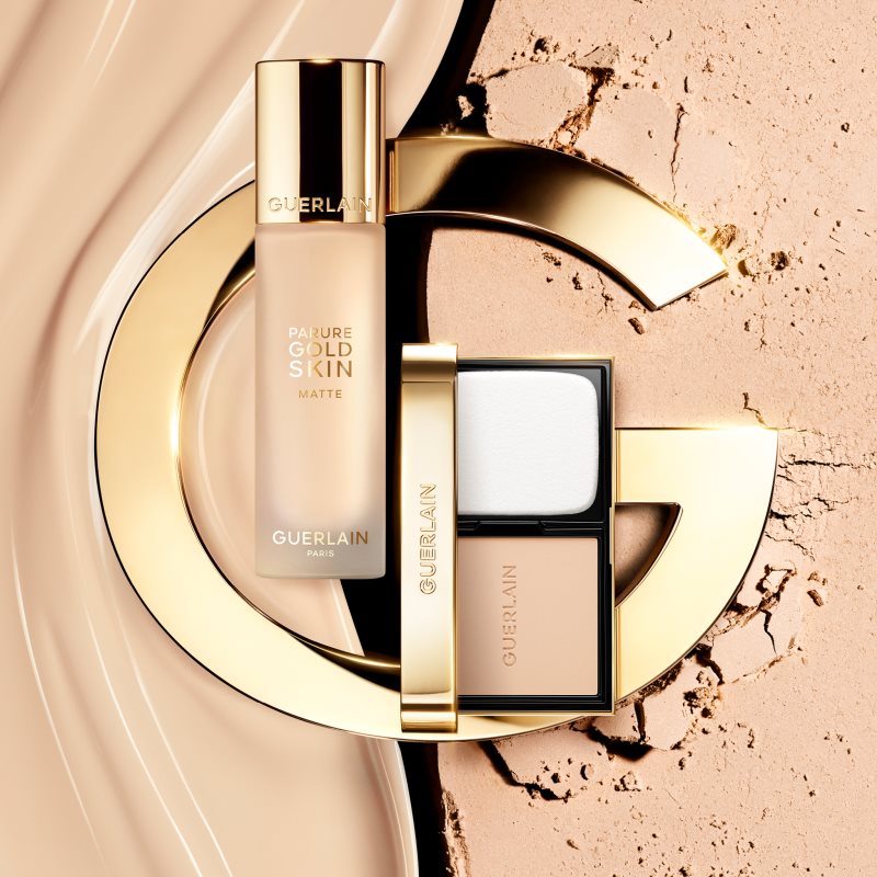 GUERLAIN Parure Gold Skin Control компактний матуючий тональний засіб змінне наповнення відтінок 3N Neutral 8,7 гр