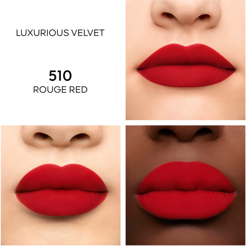 GUERLAIN Rouge G De Guerlain Luxury Lipstick Shade 510 Rouge Red Velvet 3,5 G
