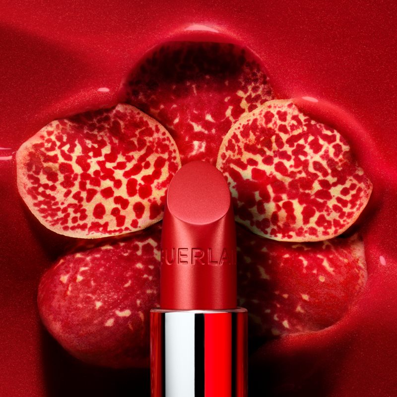 GUERLAIN Rouge G De Guerlain Luxury Lipstick Limited Edition Shade 966 Red Fire Star Velvet Metal (Red Orchid) 3,5 G