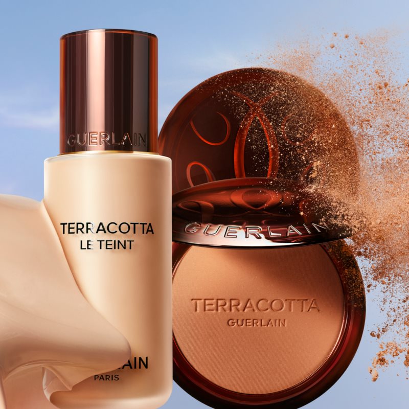 GUERLAIN Terracotta Le Teint Liquid Foundation For A Natural Look Shade 6W Warm 35 Ml