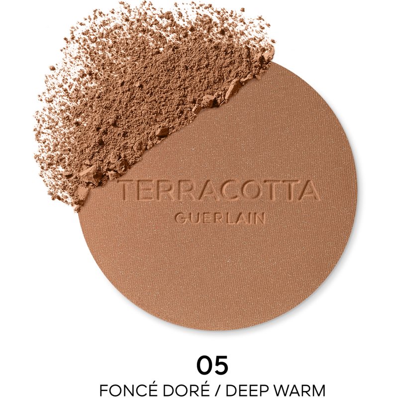 GUERLAIN Terracotta Original компактна пудра-бронзантор змінне наповнення відтінок 05 Deep Warm 8,5 гр