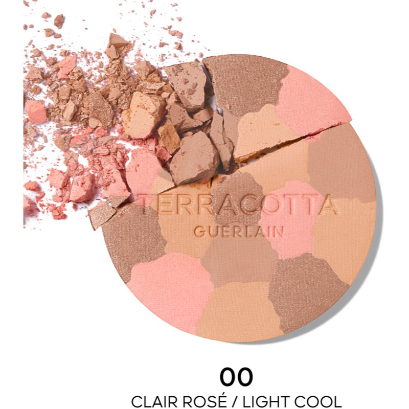 GUERLAIN Terracotta Light бронзер-хайлайтер змінне наповнення відтінок 00 Light Cool 10 гр