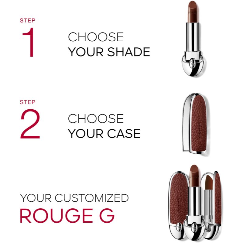 GUERLAIN Rouge G De Guerlain Luxury Lipstick Shade 19 Satin 3,5 G