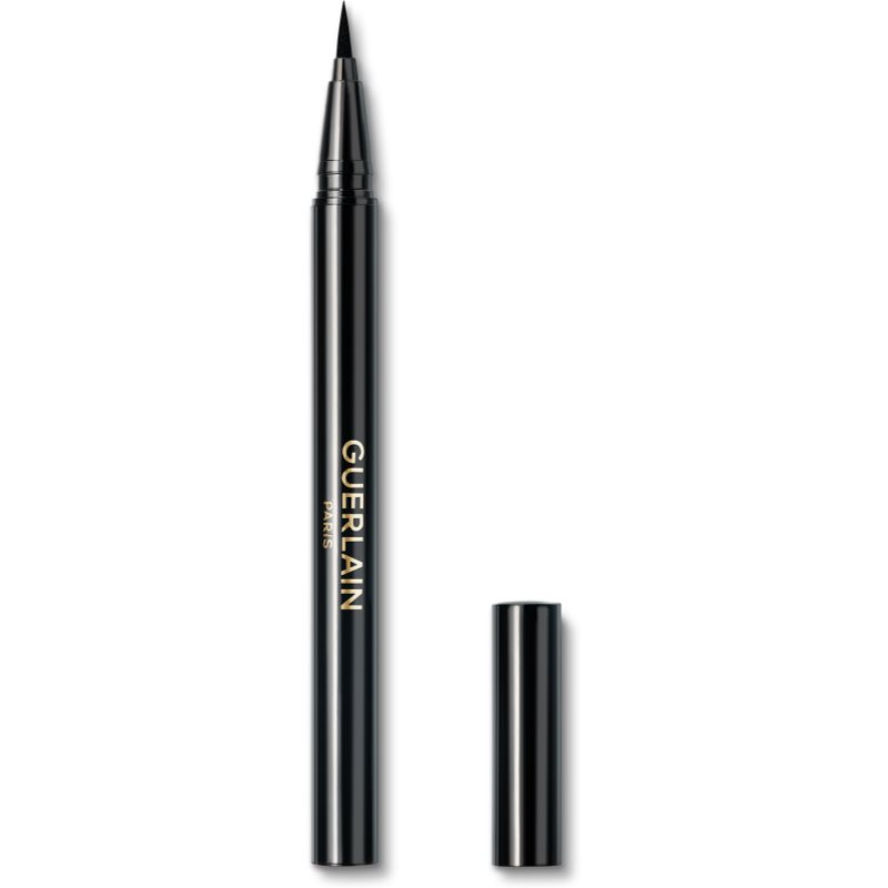 GUERLAIN Noir G Graphic Liner Flüssig-Eyeliner im Stift wasserfest Farbton 01 Black 0,55 ml
