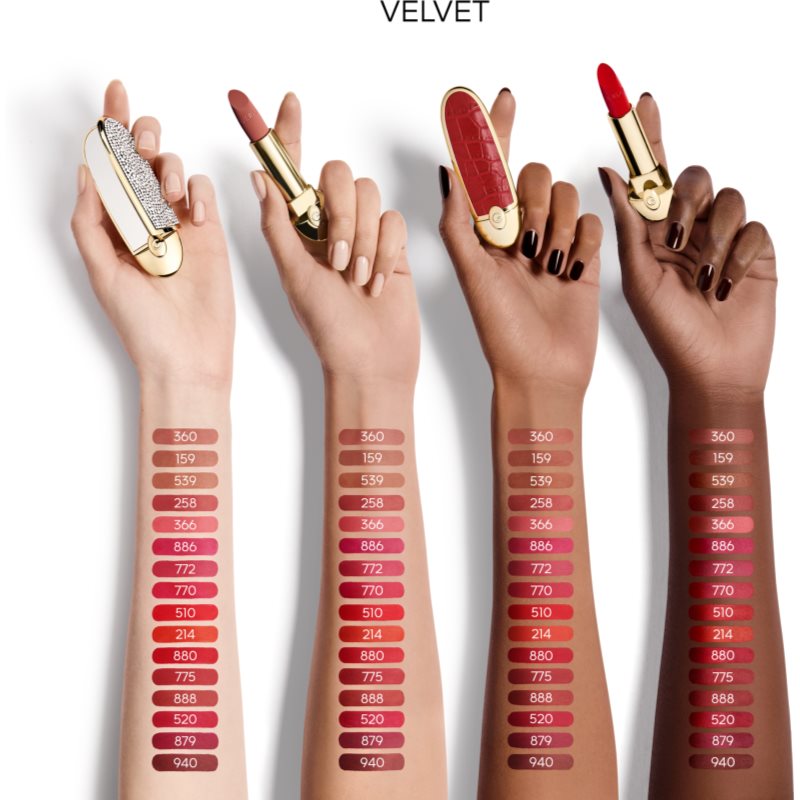 GUERLAIN Rouge G розкішна помада відтінок 520 Le Rouge Profond Velvet 3,5 гр