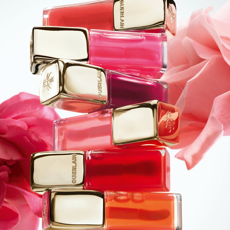 GUERLAIN Blooming Denim KissKiss Bee Glow Oil olej na rty s medem odstín 878 Dahlia Glow 9.5 ml (obrázek 5)
