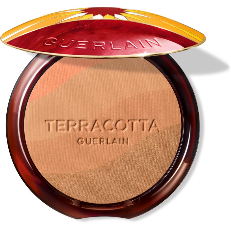 GUERLAIN Terracotta Golden Dunes бронзираща озаряваща пудра лимитирано издание цвят Light Blue Dakhla 10 гр.