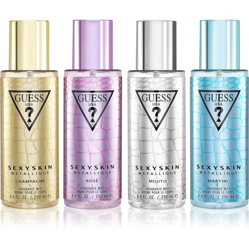Guess SexySkin Metallique Rosé parfémovaný tělový sprej pro ženy 250 ml