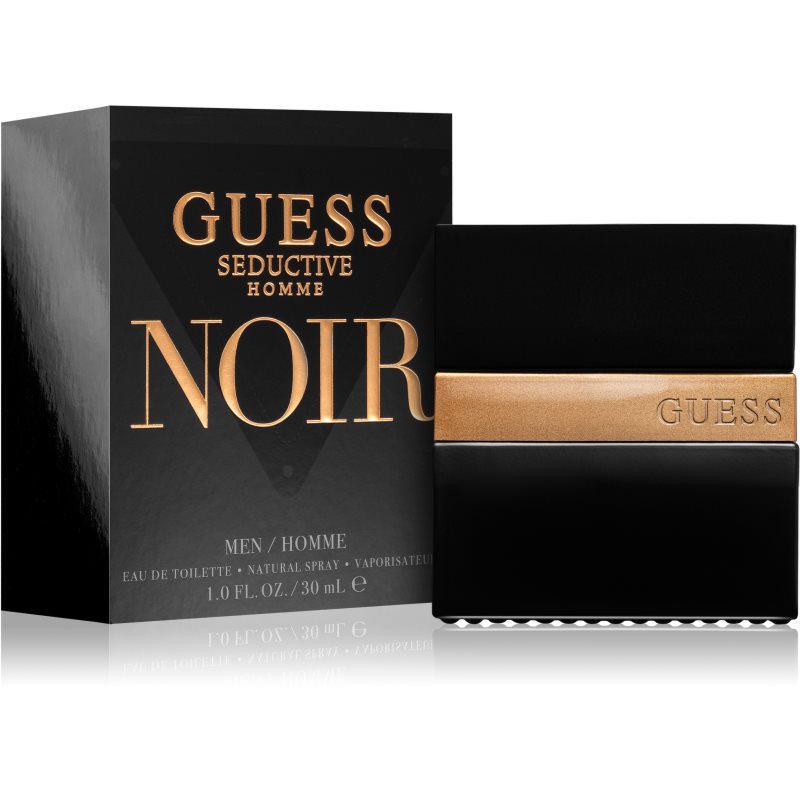 Guess Seductive Homme Noir Eau de Toilette für Herren 30 ml