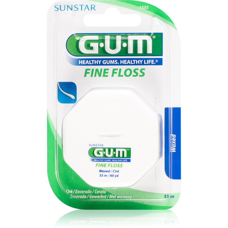 G.U.M Fine Floss восъчен конец за зъби 55 м