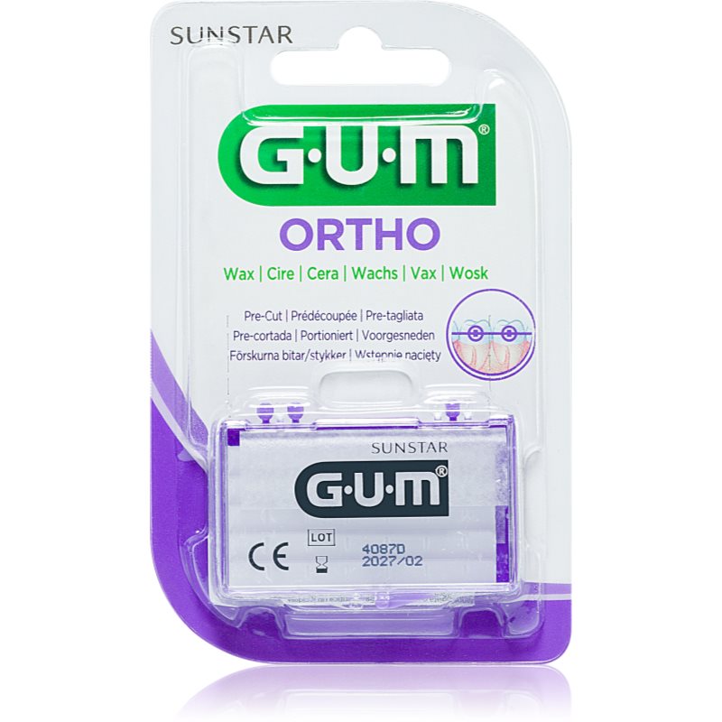 G.U.M G.U.M Ortho κερί για ορθοδοντικά μηχανήματα 5 τμχ