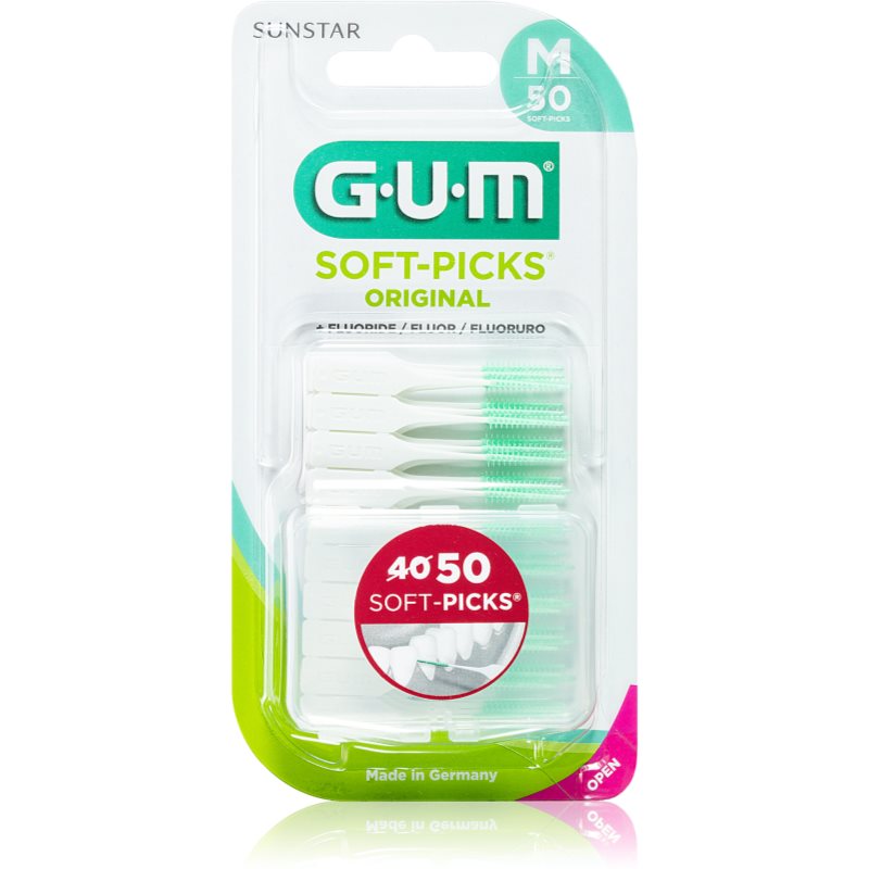 G.U.M Soft-Picks Original dantų krapštukai vidutinis 50 vnt.