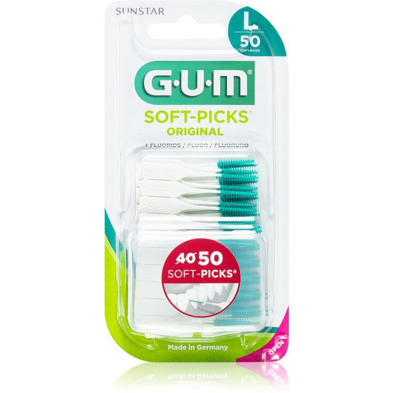 G.U.M Soft-Picks Original dantų krapštukai didelis 50 vnt.