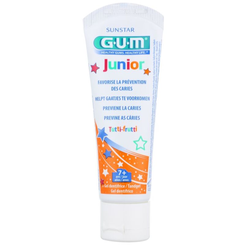 G.U.M Junior 6+ зубний гель для дітей присмак Strawberry 50 мл