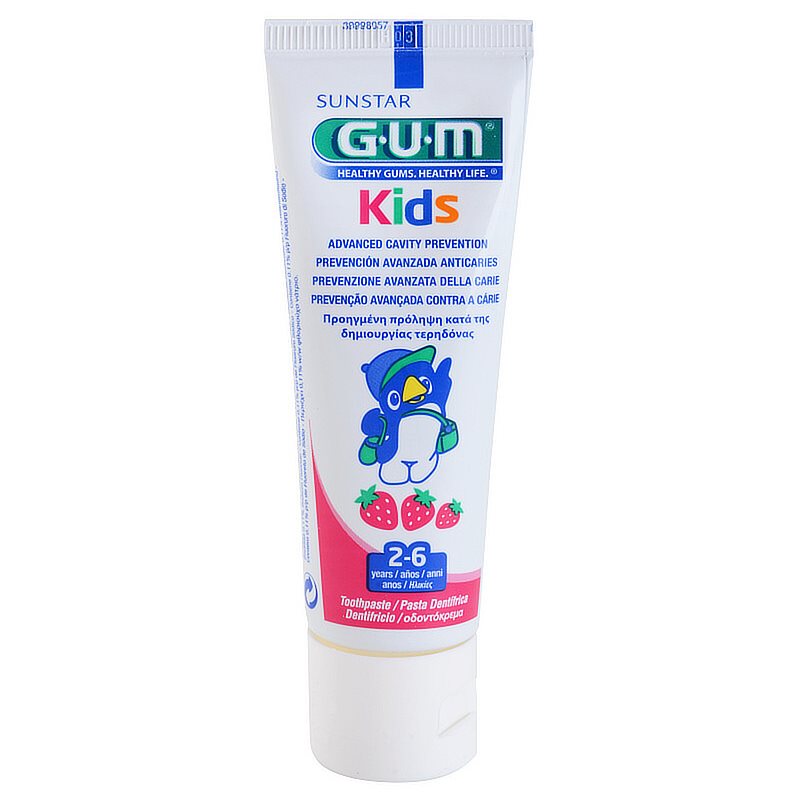 G.U.M Kids Gel Dentaire Pour Enfant Saveur Fraise 50 Ml