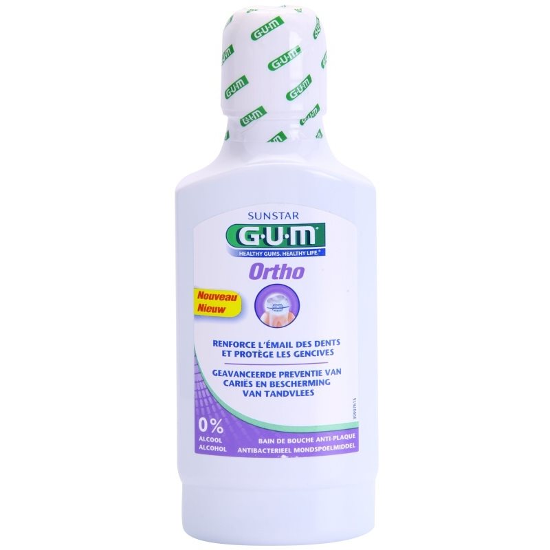 

G.U.M Ortho рідина для полоскання рота для користувачів брекет-систем