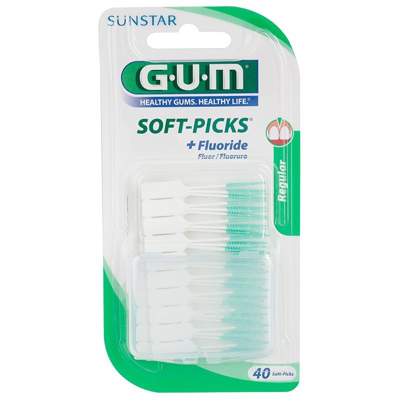

G.U.M Soft-Picks +Fluoride зубочистки постійний