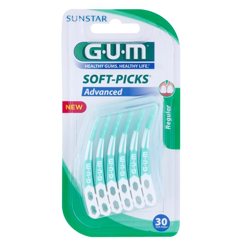 G.U.M Soft-Picks Advanced dantų krapštukai įprastas 30 vnt.