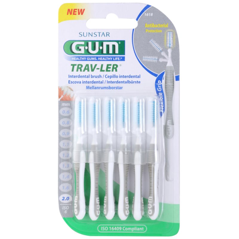 G.U.M Trav-Ler fogköztisztító kefék 2,0 mm 6 db