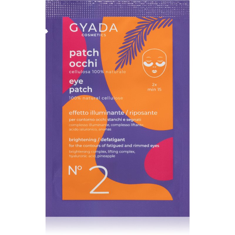 Gyada Cosmetics Brightener/Defatigant rejuvenating and brightening mask for the eye area 5 ml
