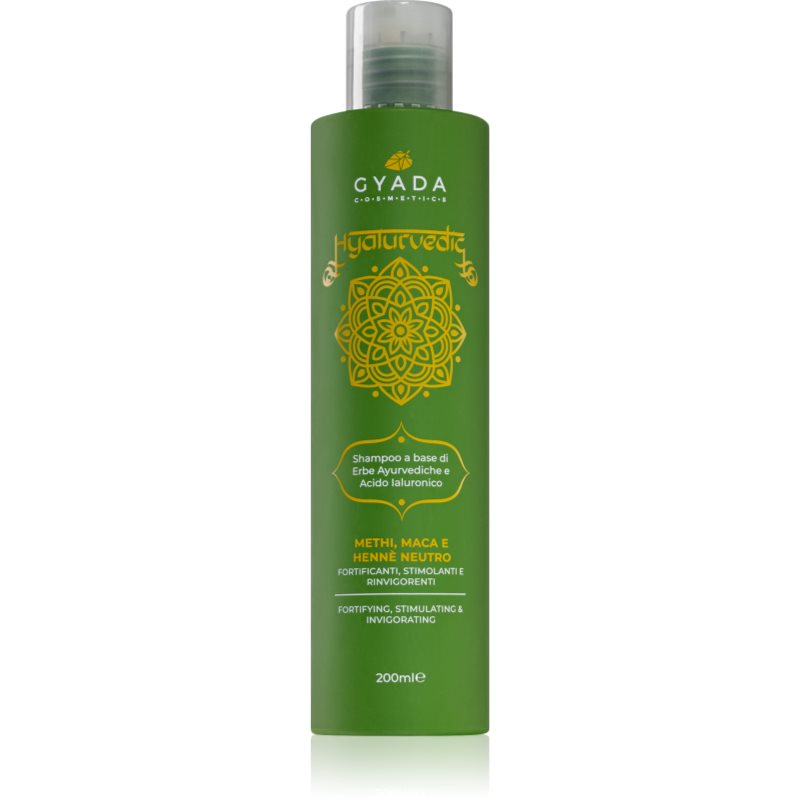 Gyada Cosmetics Hyalurvedic Stimulating and Refreshing Shampoo with Hyaluronic Acid 200 ml