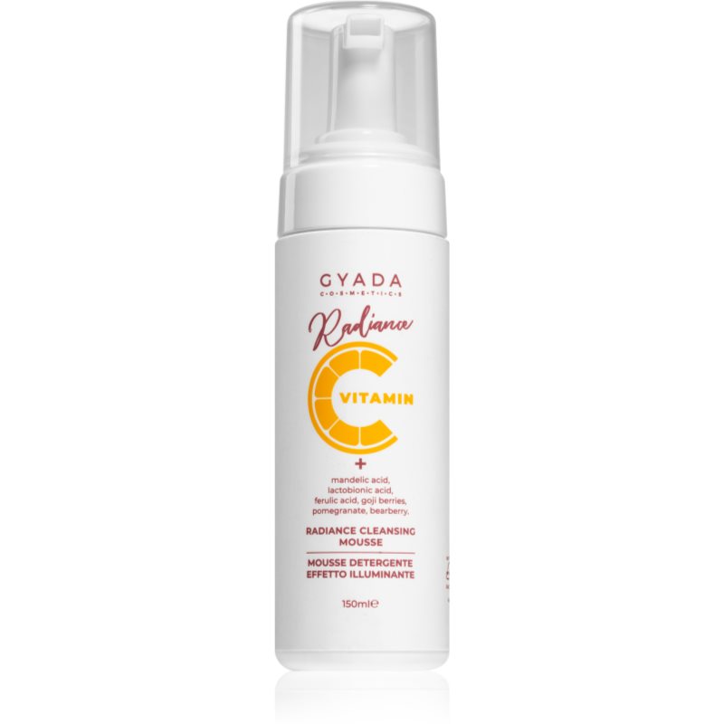 Gyada Cosmetics Radiance Vitamin C очищаюча піна для зняття макіяжу 150 мл