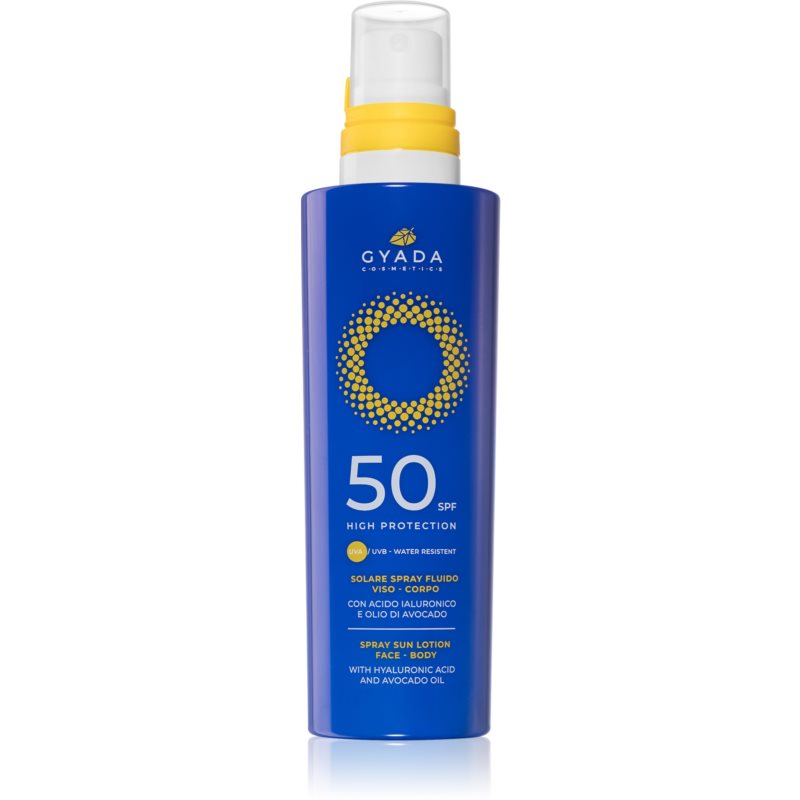 Gyada Cosmetics Solar crème protectrice visage et corps SPF 50 I. 200 ml female