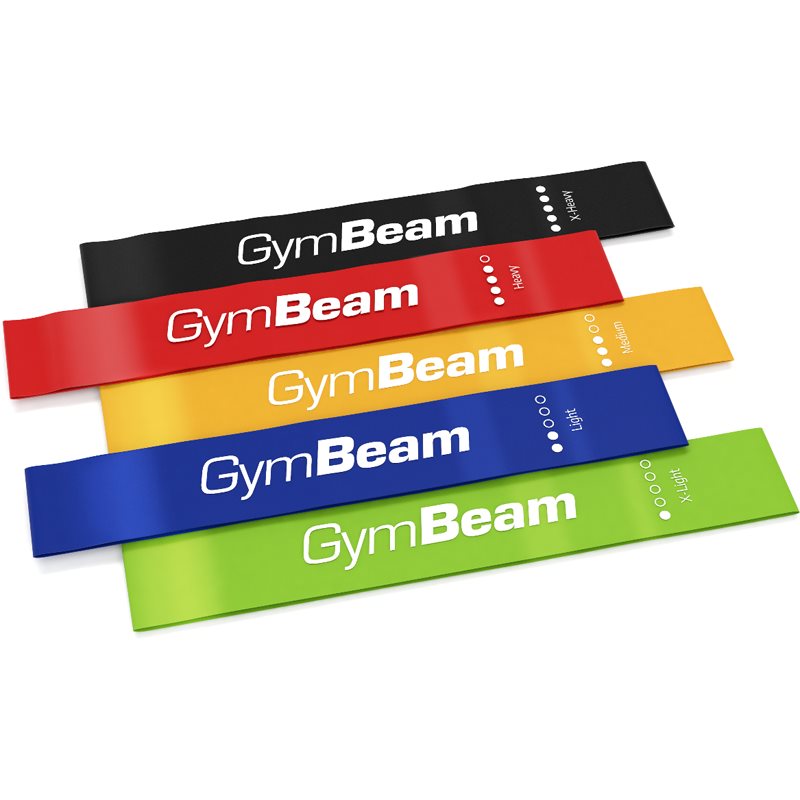 GymBeam Resistance Band Set set med motståndsgummi unisex