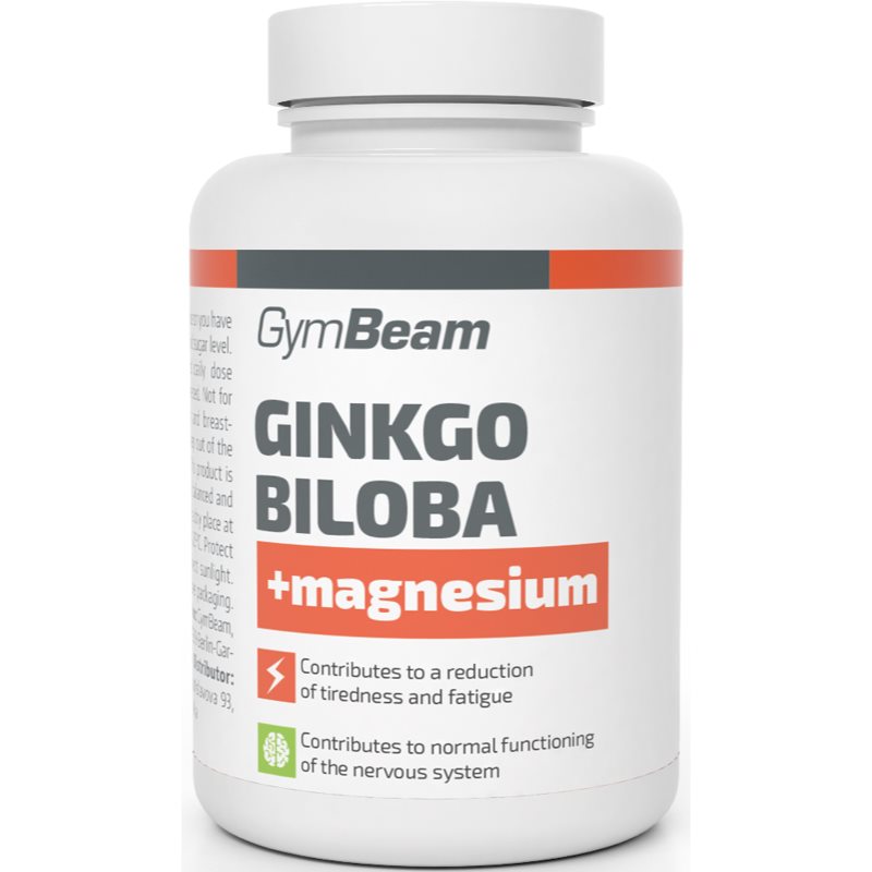 GymBeam Ginkgo Biloba + Magnesium kapsuly s minerálmi 90 cps
