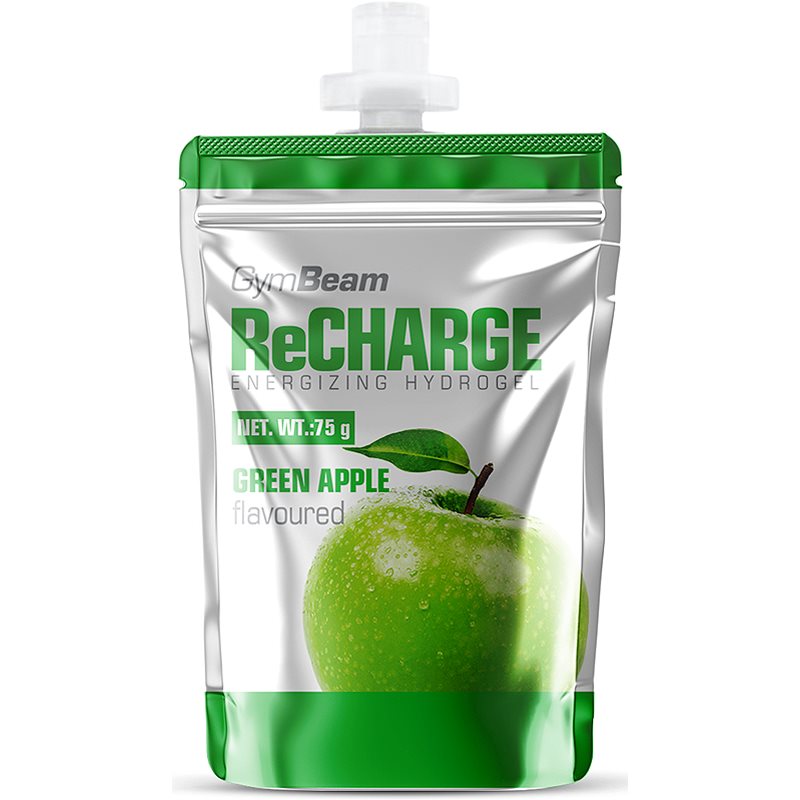 GymBeam ReCharge Gel energetický gel příchuť Green Apple 75 g