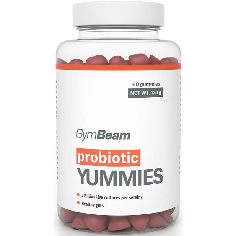 GymBeam Probiotic Yummies probiotika příchuť Cherry 60 cps