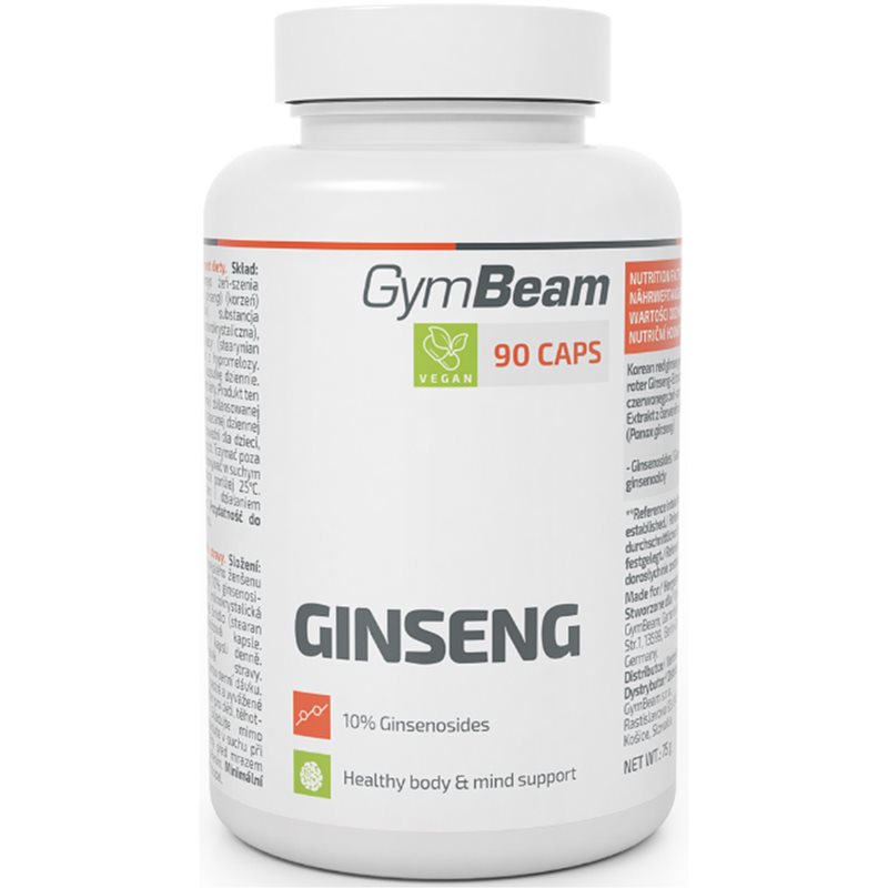 GymBeam Ginseng kapsle pro psychickou pohodu 90 cps