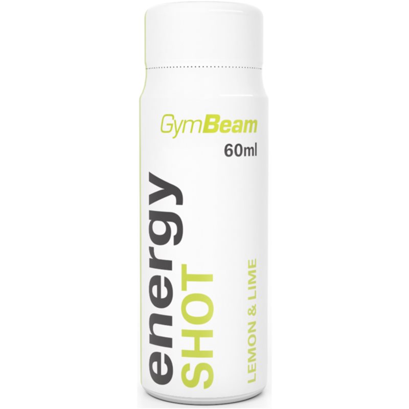 GymBeam Energy Shot podpora sportovního výkonu příchuť Lemon Lime 60 ml