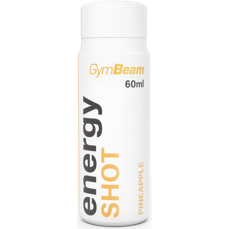 GymBeam Energy Shot podpora sportovního výkonu příchuť Pineapple 60 ml