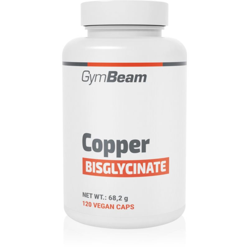 GymBeam Copper Bisglycinate kapsle pro normální funkci imunitního systému a ochranu buněk před oxidativním stresem 120 cps