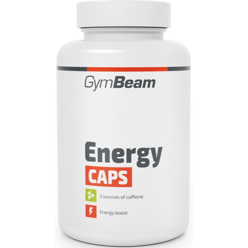 GymBeam Energy Caps podpora sportovního výkonu 120 ks
