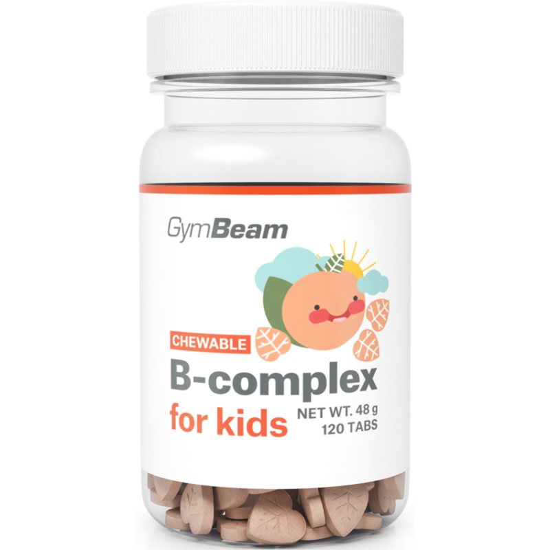 GymBeam B-Complex for Kids komplex vitamínu B pre deti príchuť Apricot 120 tbl