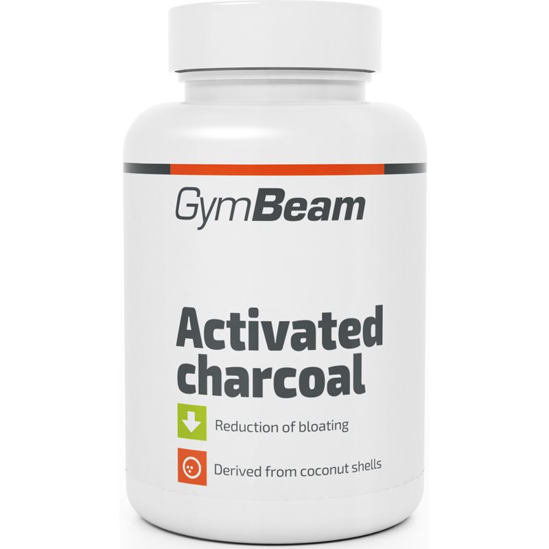 GymBeam Activated Charcoal podpora zažívání 60 ks