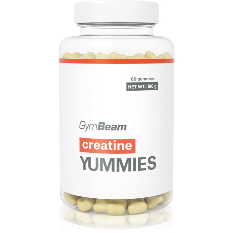 GymBeam Creatine Yummies želé bonbóny pro podporu sportovního výkonu příchuť Pineapple 180 g