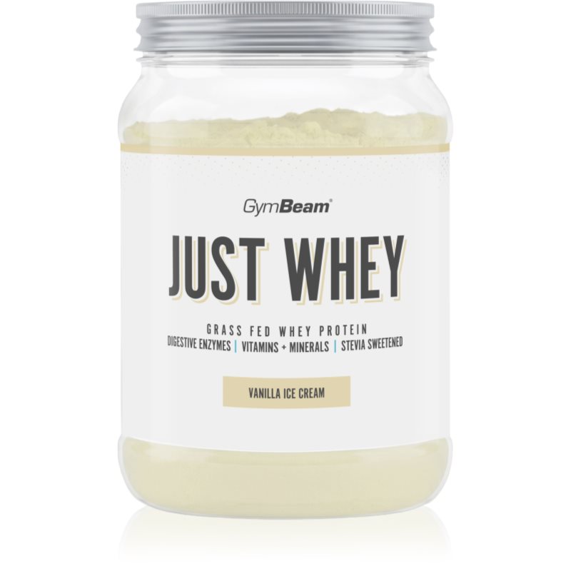 GymBeam GymBeam Just Whey białko serwatkowe z enzymami trawiennymi smak Vanilla Ice Cream 500 g