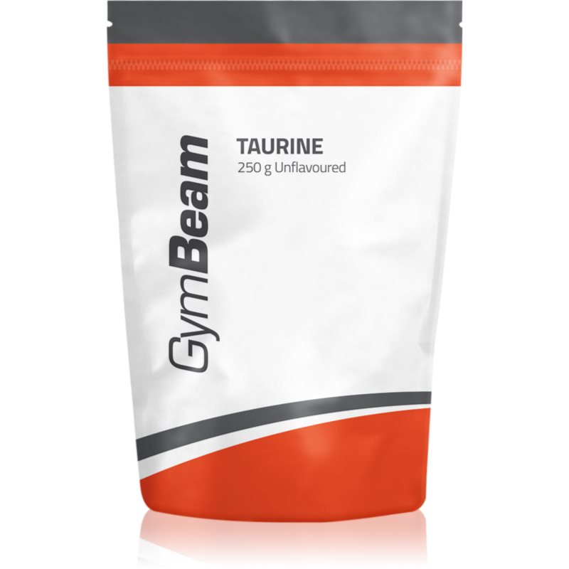 GymBeam Taurine prášek pro podporu sportovního výkonu příchuť Unflavoured 250 g