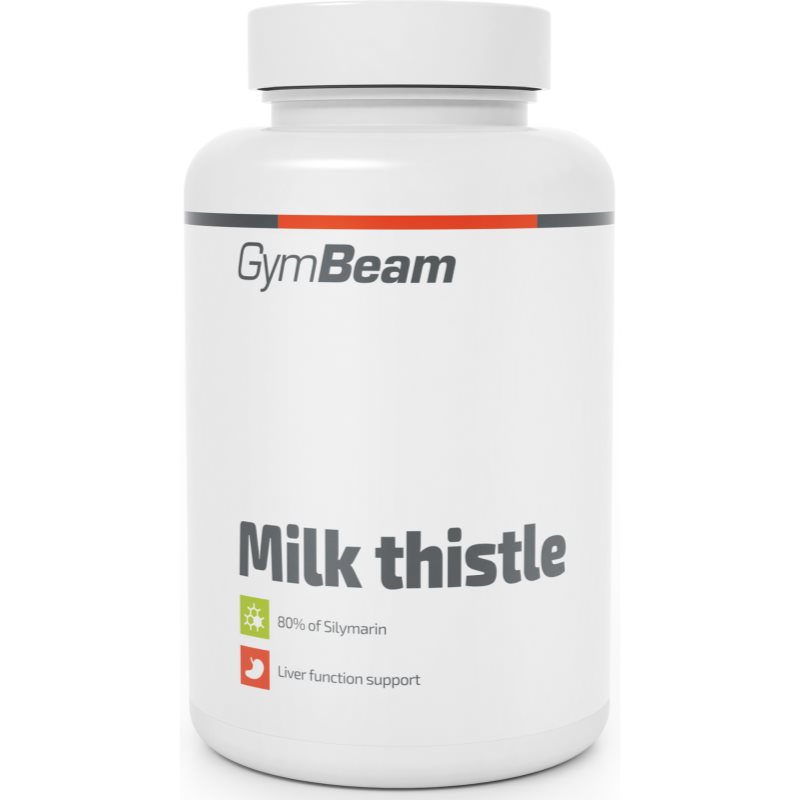 GymBeam Milk Thistle kapsuly na podporu funkcie pečene 120 cps